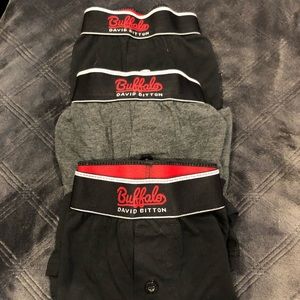 3 pack of Buffalo David Bitten boxers